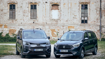 Összehasonlítás: Toyota Proace City Verso Family, Dacia Lodgy