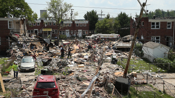 Lakóházak robbantak fel Baltimore-ban, egy ember meghalt, többen megsérültek