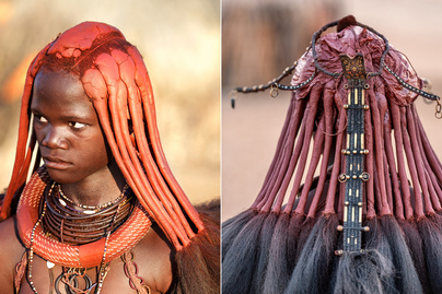 Nincs ennél vonzóbb dolog egy nőn a namíbiai férfiak szerint: a vöröses zsírral bevont haj igazán kívánatos