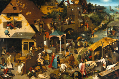 Pieter Brueghel the Elder - The Dutch Proverbs - Google Art Proj