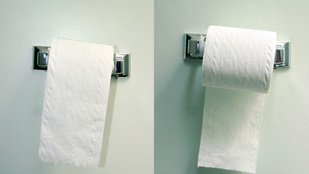 Melyik irányban kell letekerni a WC-papírt? Szavazz!