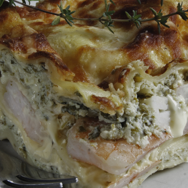 A lasagne egész különleges szintre emelve – Próbáld ki hús helyett tenger gyümölcseivel sütve