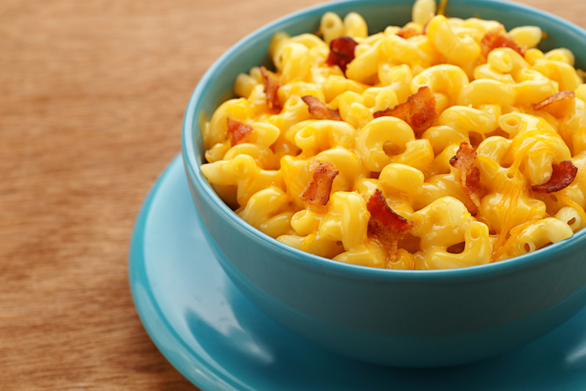 mac and cheese baconnel recept