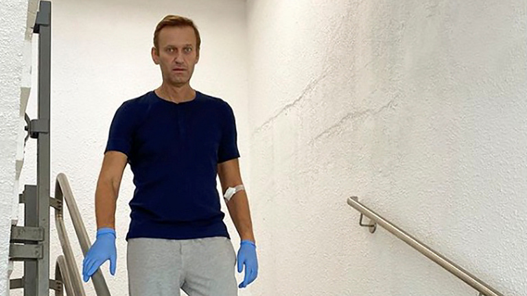 Navalnij a berlini kórházból jelentkezett az Instán