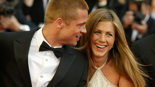 Brad Pitt és Jennifer Aniston közös munkája hamar online flörtölésbe ment át