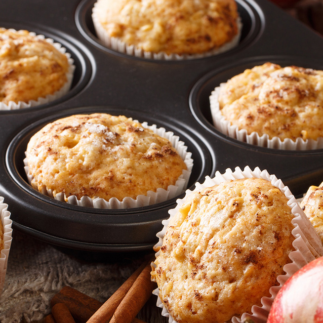 Isteni almás muffin pillanatok alatt – Cukor helyett méz kerül a tésztájába