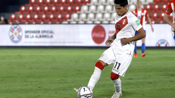 Két perui labdarúgó tesztje pozitív a brazilok elleni meccs előtt