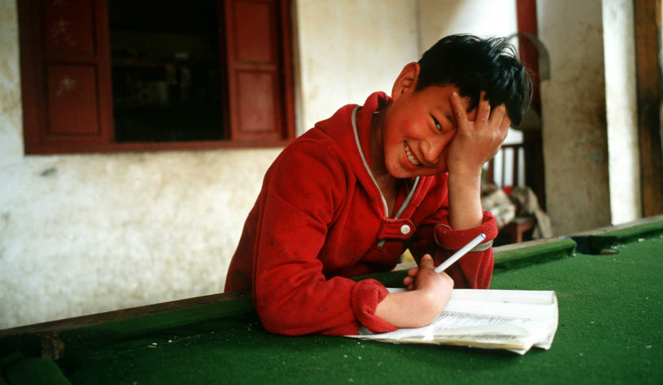 tibeti gyerek