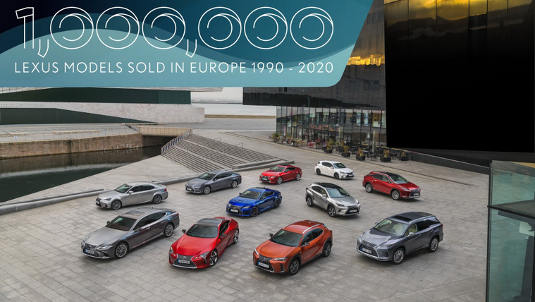 Egymillió autót adott el a Lexus Európában