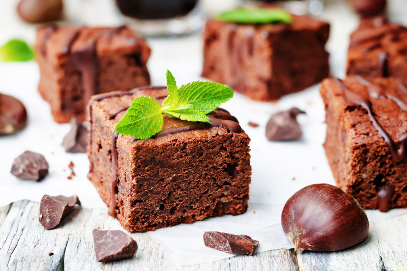 Villámgyors gesztenyés brownie: gluténmentesen is mennyei