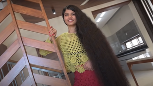 Ennek az indiai tinédzsernek van a leghosszabb haja a világon
