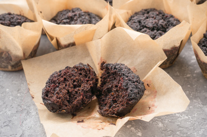 Szaftos mennyei céklás, csokis muffin:  egyszerű és nagyon finom