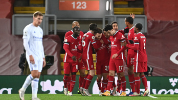 Tovább folytatódik a Liverpool szédületes veretlenségi sorozata