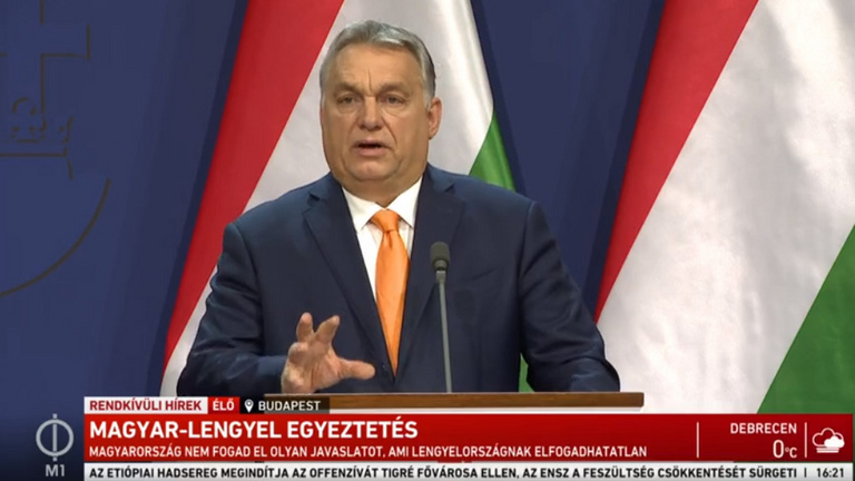 Orbán Viktor: A vétó hazafias kötelességem volt