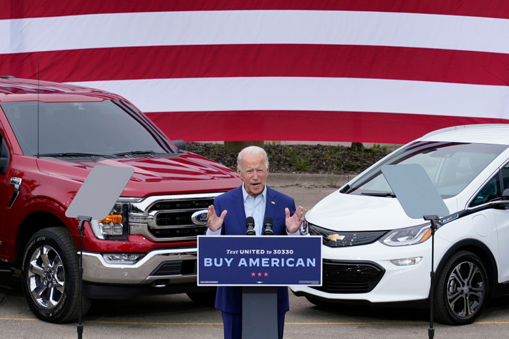 Biden az UAW-nál is kampányolt, sikerrel.