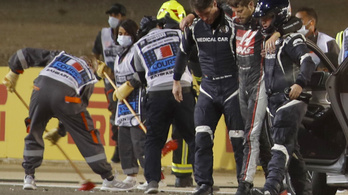 Romain Grosjean szerdán hagyhatja el a kórházat