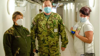 Örülnek a katonák segítségének az ajkai kórházban