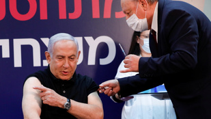 Példamutatás: az elnököt oltották be először Izraelben
