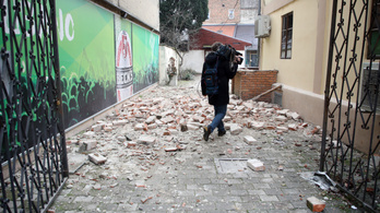 A zágrábi parlament és a katedrális is megrongálódott a földrengésben