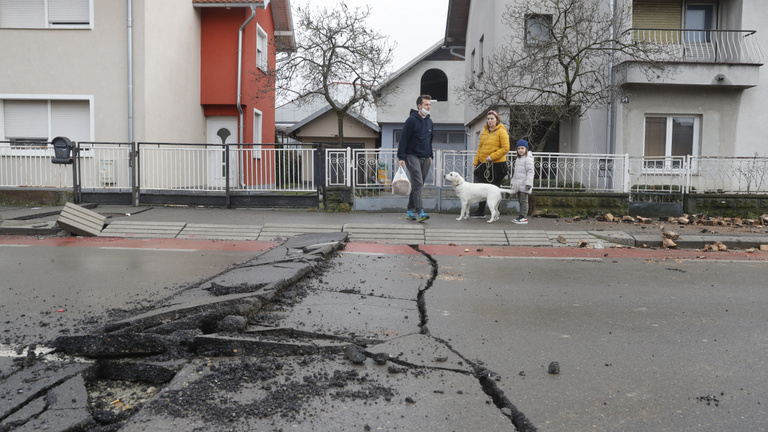Több mint 100 milliós kárt okoztak Magyarországon a horvát földrengések