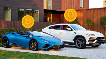 Már kriptovalutával is lehet fizetni egy amerikai Lamborghini-kereskedésben