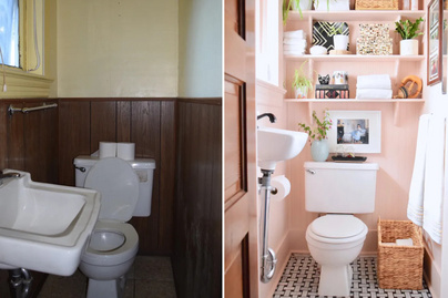 Rá sem lehet ismerni a régi, unalmas WC-re: 8 igazán gyönyörű felújítást mutatunk