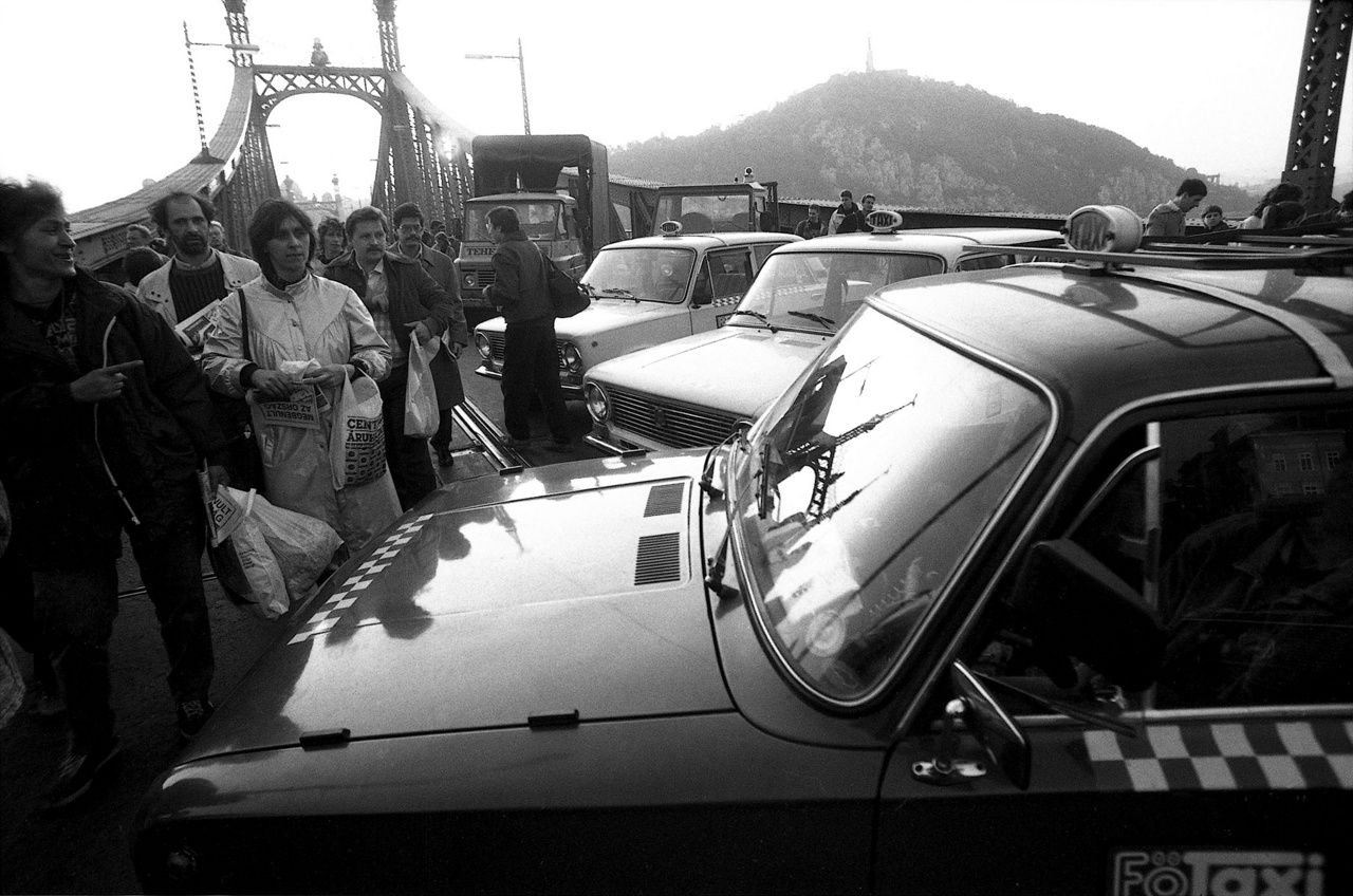 Szabadság híd / Taxis blokád / 1990