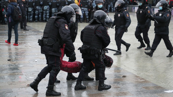 A német kormány elítéli az orosz rendőri erőszakot a Navalnij mellett tüntetőkkel szemben