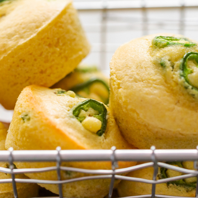 Gluténmentes muffin kukoricalisztből sütve – Jalapeno paprikától lesz különleges