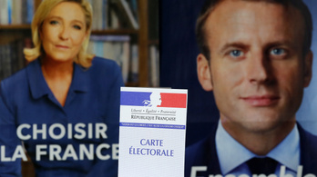 Fej-fej mellett Marine Le Pen és Emmanuel Macron népszerűsége Franciaországban