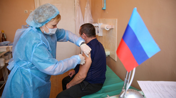 Orosz vakcinával oltanak a szakadár ukrán területen