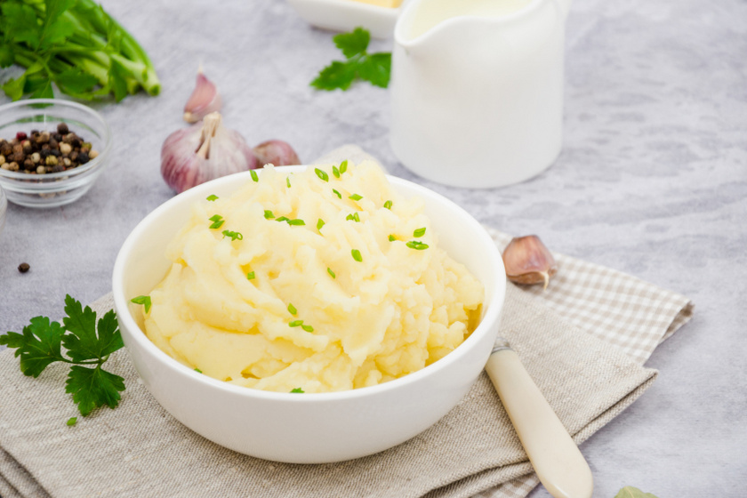 fokhagymás krumplipüré recept ok