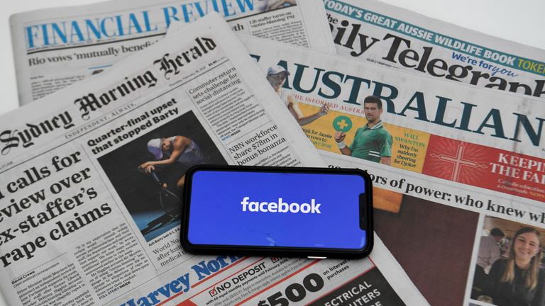 A Facebook letiltotta a hírekről az ausztrálokat