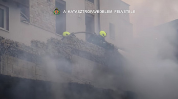Videó: hatalmas lángokkal égett ki a raktárépület Budafokon