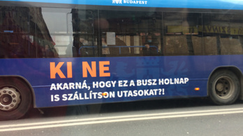 BKV-járműveken kampányol a főváros