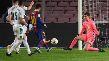 Messi duplázott, a Barca simán hozta a halasztott meccsét