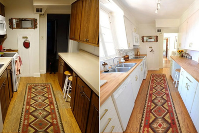 8 hosszú és keskeny konyha, amiből kihozták a maximumot: előtte-utána képeken a látványos változás