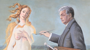 Orbán Viktor megfestette Botticelli Vénuszát Magritte műtermében