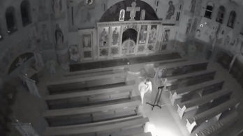 Videó készült a gödöllői templom vandál gyújtogatójáról