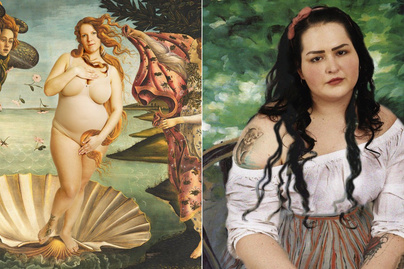 Különleges fotókon a magyar testpozitív modellek: híres festők ikonikus képeit alkották újra