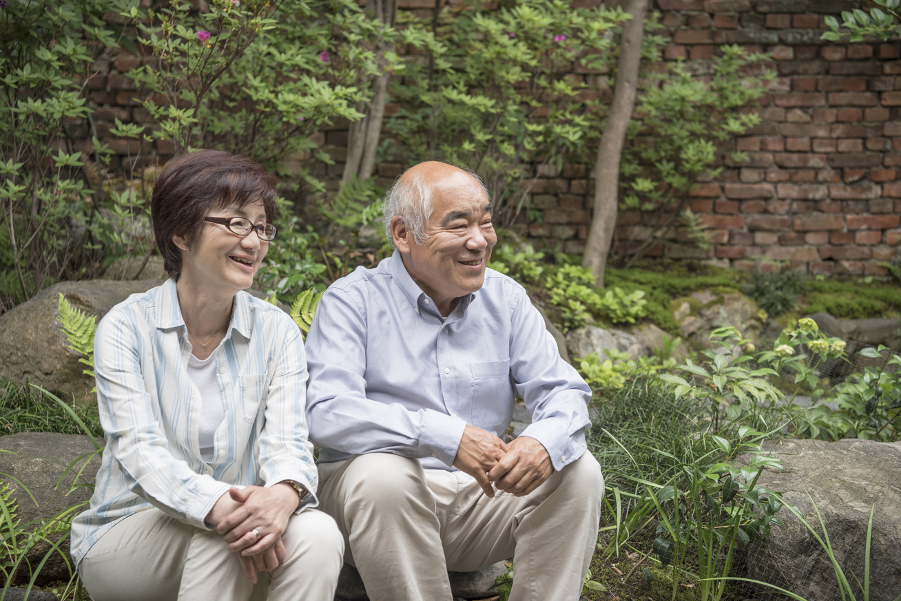 idős japán pár