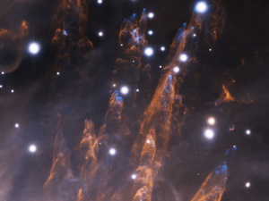Kozmikus lövedékek a nap csillagászati képén