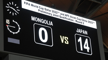 Japán labdarúgócsapata 14–0-ra nyert világbajnoki selejtezőn