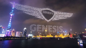 Több mint háromezer egyszerre reptetett drónnal köszönt be a kínai piacra a Genesis