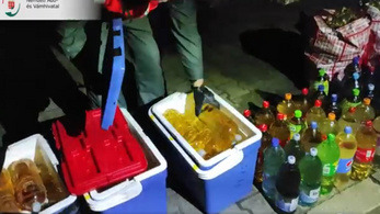 Négyszáz liter alkoholt csempésztek egy román kamionban