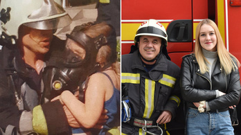 Tizennégy évvel ezelőtt megmentett lány kopogtatott a debrceni tűzoltók ajtaján
