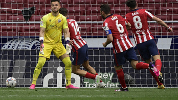 Az Atlético visszavette a vezetést a spanyol bajnokságban