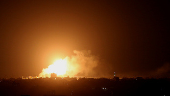 Izrael lecsapott a Hamászra a Gázai övezetben