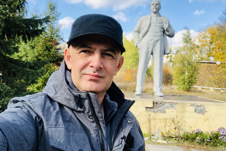 Csernobilban még áll egy Lenin szobor