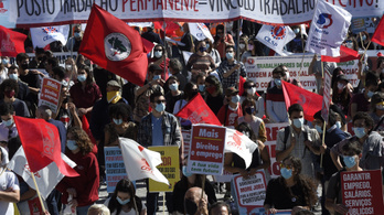 Több ezres tüntetés kísérte a portói EU-csúcstalálkozót